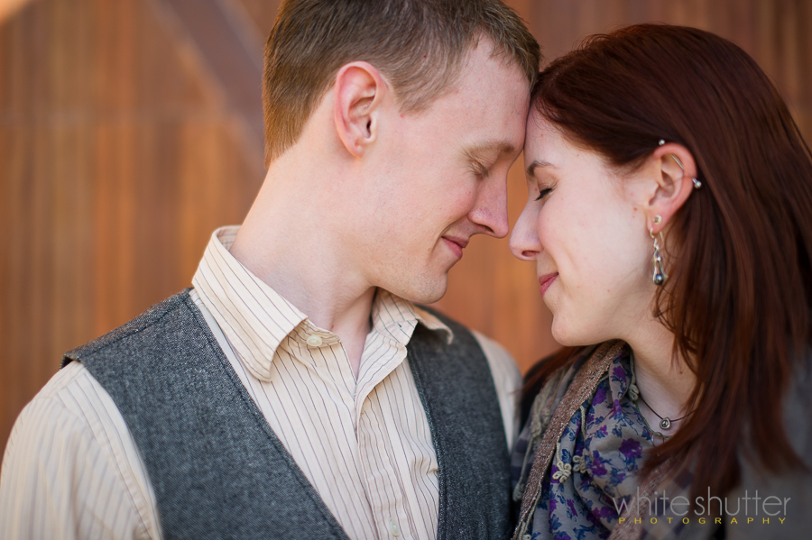 white shutter photography engagement session rockford illinois