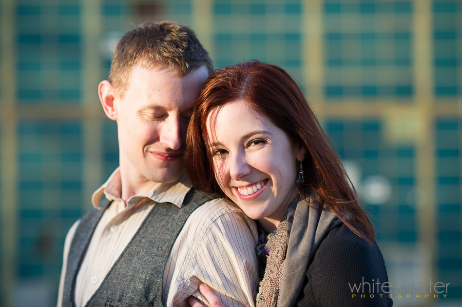 white shutter photography engagement session rockford illinois